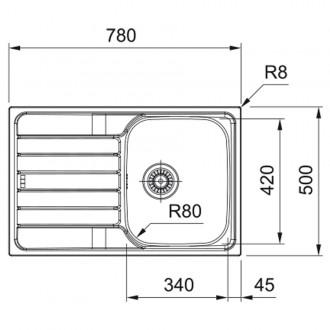 Кухонна мийка Franke Spark SKL 611-78 (101.0716.715) декор